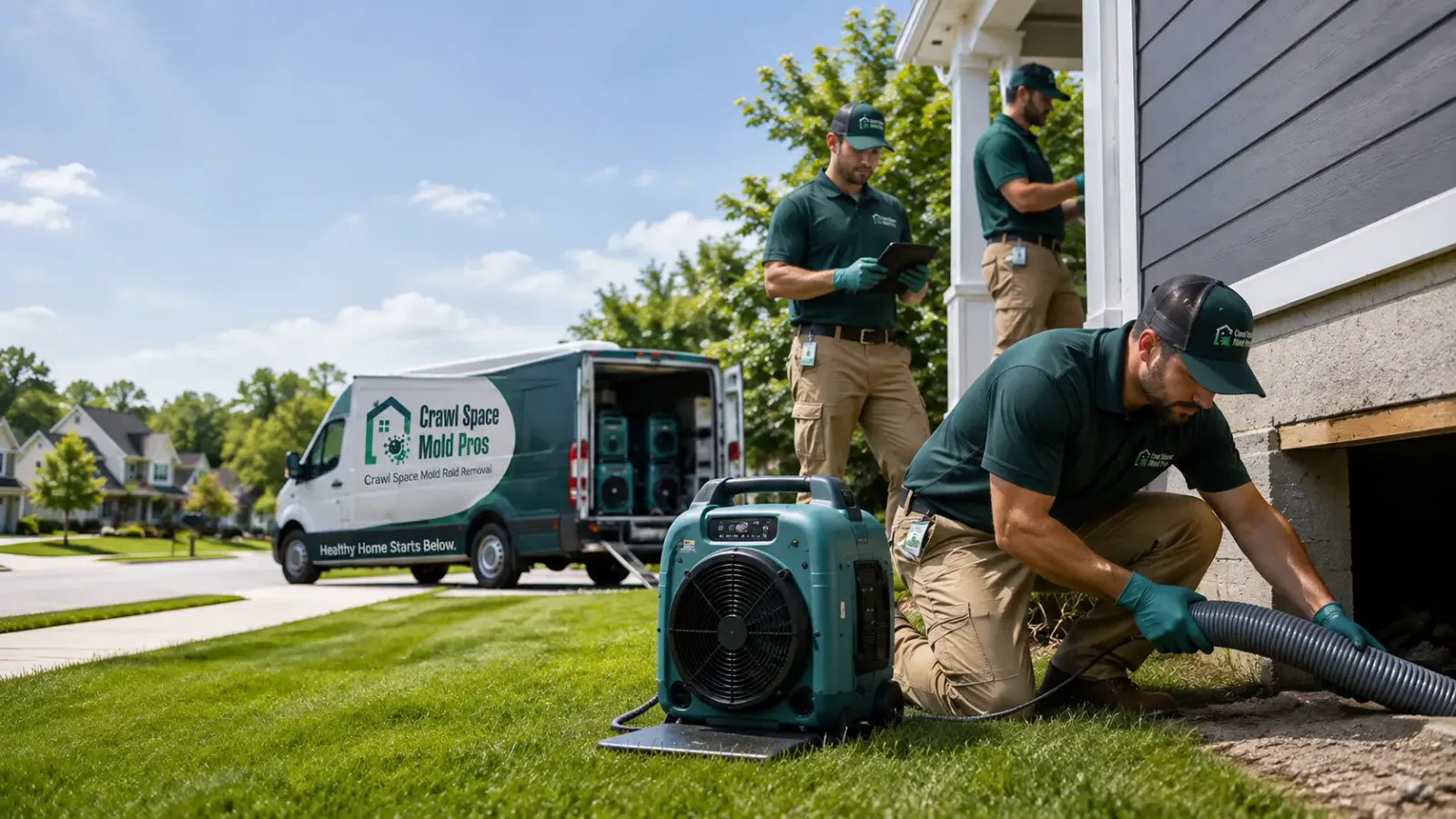 Crawl Space Mold Removal in Suamico, WI